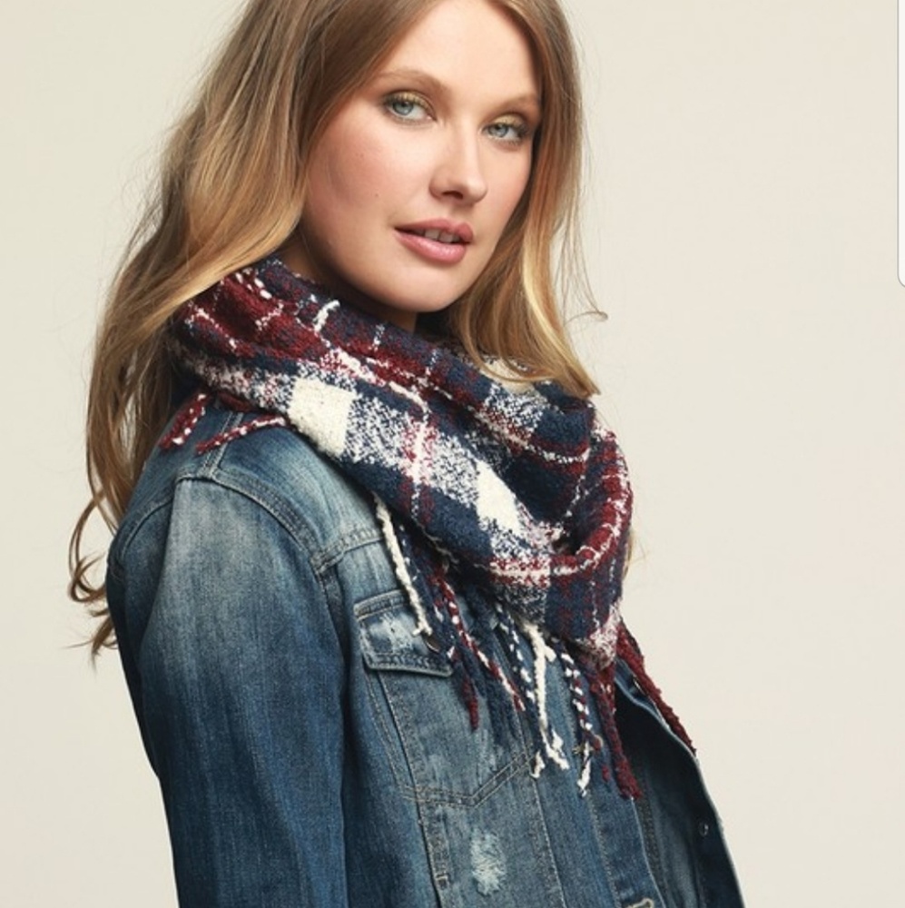 Plaid infinity scarf - Picture 2 of 2